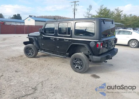 2022 Jeep Wrangler Unlimited Sport 4X4 z USA, uszkodzony, nr VIN 1C4HJXDG2NW116921